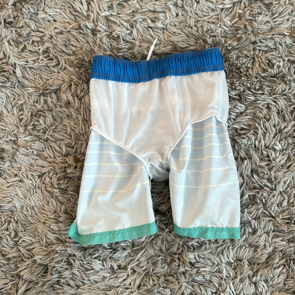 Old Navy Striped Functional-Drawstring Swim Trunks - Picture 4 of 5